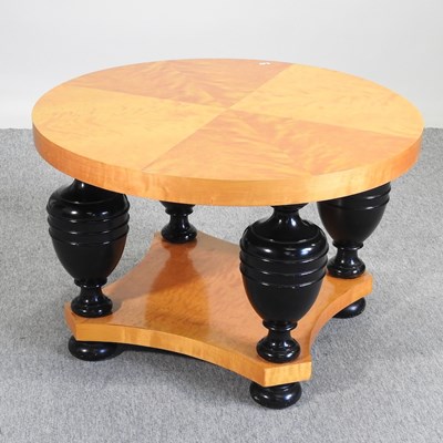 Lot 501 - An Art Deco continental Biedermeier style maple occasional table