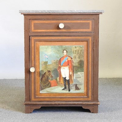 Lot 502 - A marble top cabinet