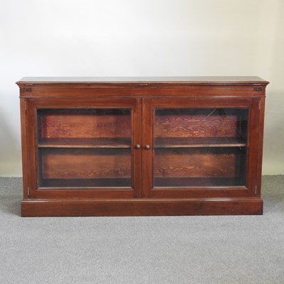 Lot 483 - A mahogany bookcase