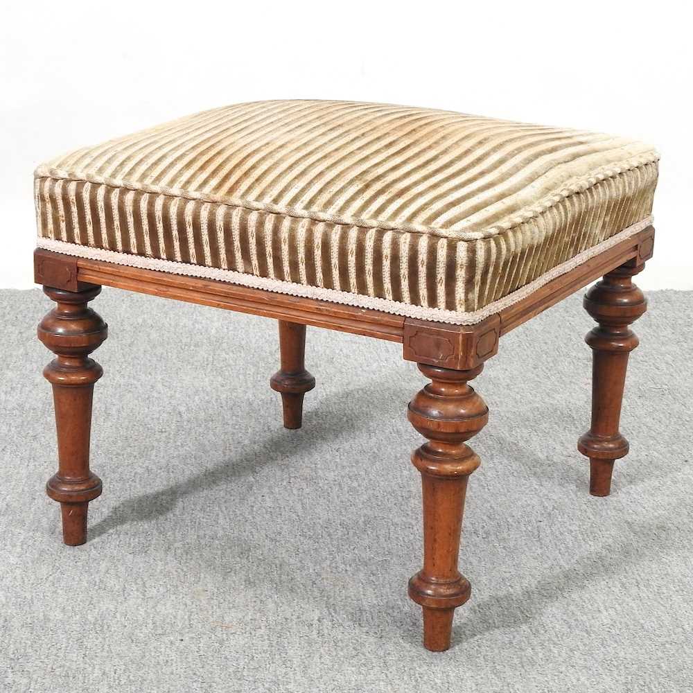 Lot 481 - A 19th century stool