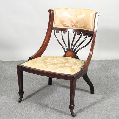 Lot 507 - An Edwardian chair