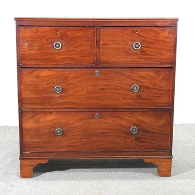 Lot 598 - A 19th century mahogany chest