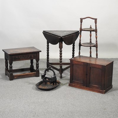 Lot 545 - A collection of furniture