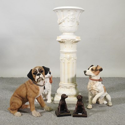 Lot 180 - A collection of model dogs