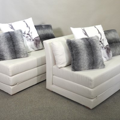 Lot 655 - A pair of John Lewis sofas