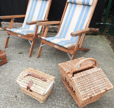 Lot 363 - Two deck chairs