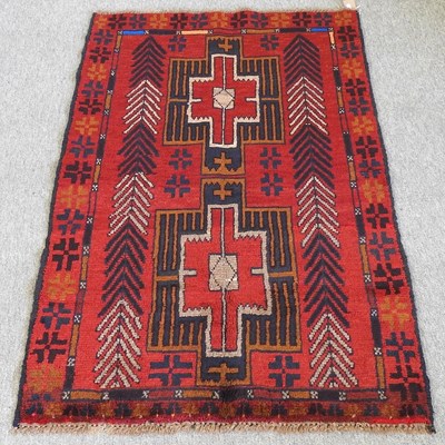 Lot 151 - A baluchi rug