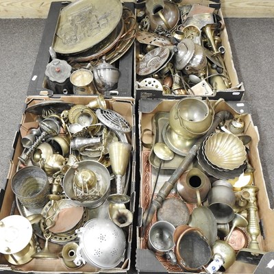 Lot 177 - Four boxes of metal wares
