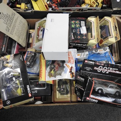 Lot 130 - Three boxes of diecast toys