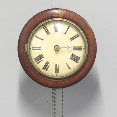 Lot 241 - A 19th century postman's alarm clock