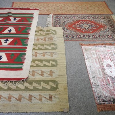 Lot 203 - A Persian woollen rug