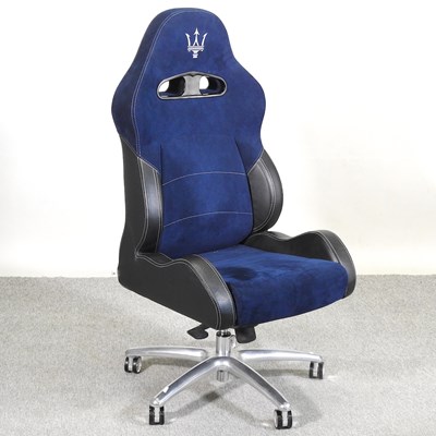Lot 650 - A Maserati desk chair