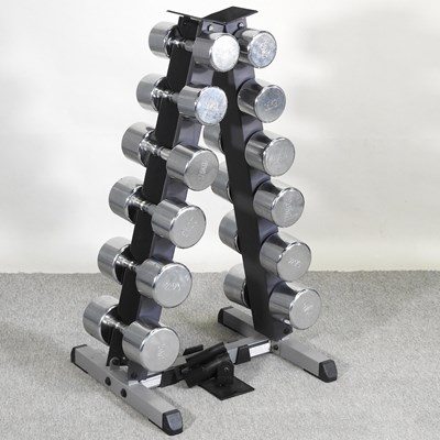 Lot 414 - A free weights stand
