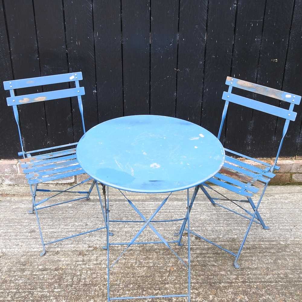 Lot 342 - A garden bistro set