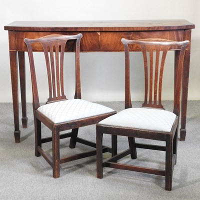 Lot 524 - A mahogany serving table