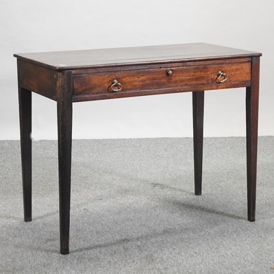 Lot 465 - An 18th century mahogany side table