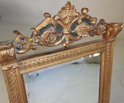 Lot 335 - An easel mirror