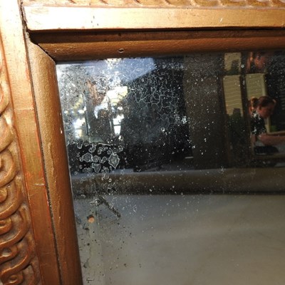 Lot 335 - An easel mirror