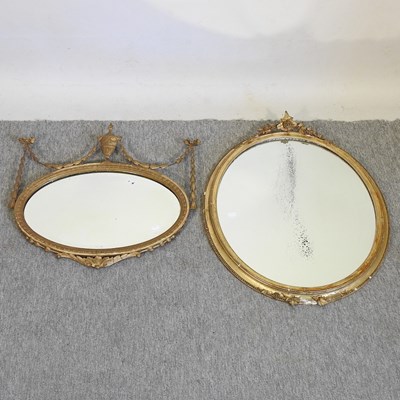 Lot 676 - Two wall mirrors