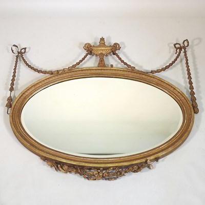 Lot 168 - An Edwardian wall mirror