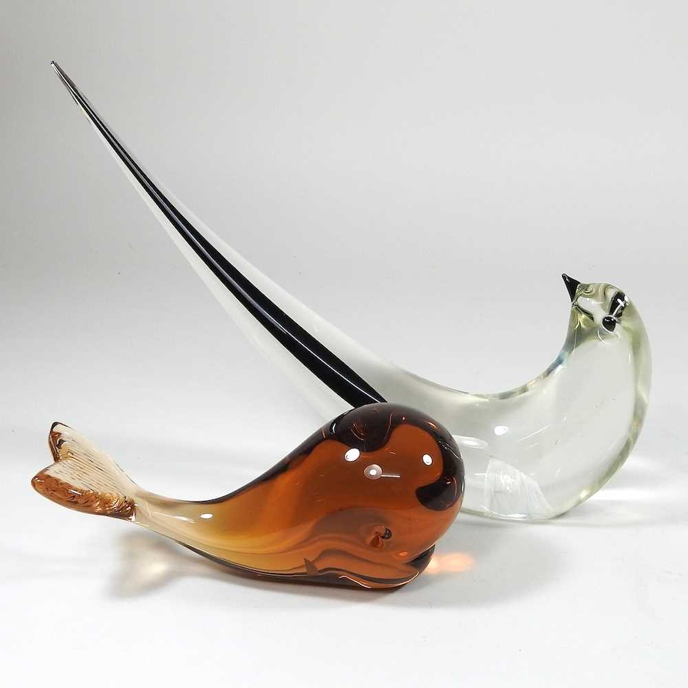 Lot 144 - Two glass models