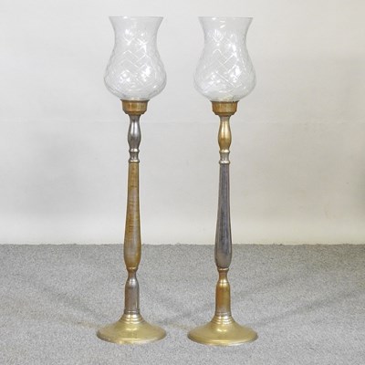 Lot 563 - A pair of storm lanterns