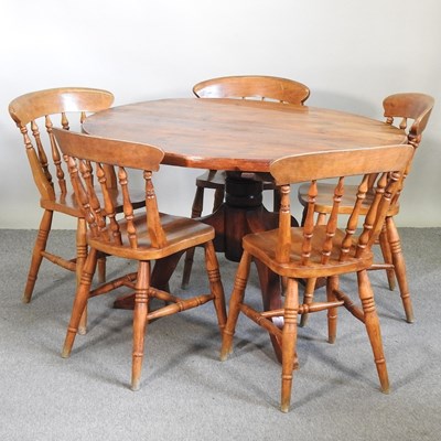 Lot 429 - A pine dining suite