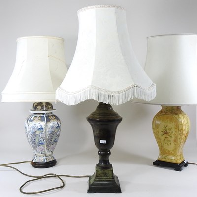 Lot 517 - Three table lamps