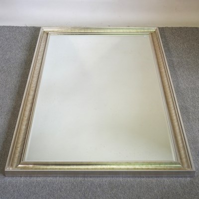 Lot 214 - A large wall mirror