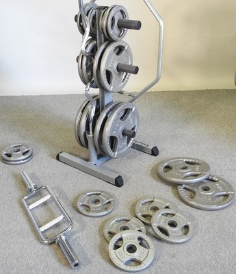 Lot 395 - A Body Solid weight stand