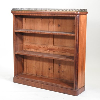 Lot 591 - A Regency mahogany dwarf open bookcase