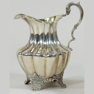 Lot 30 - A Victorian cream jug