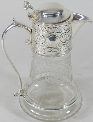 Lot 420 - A claret jug