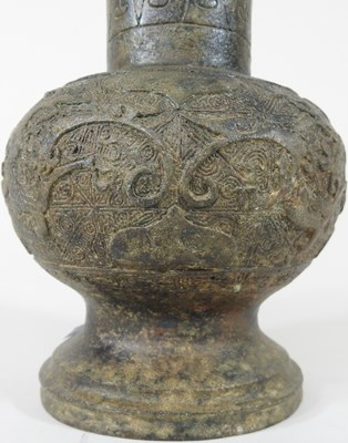 Lot 660 - A bronze vase