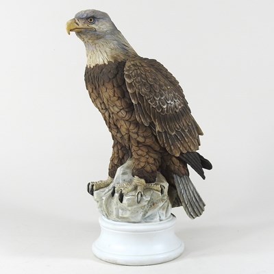 Lot 687 - A bisque bald eagle