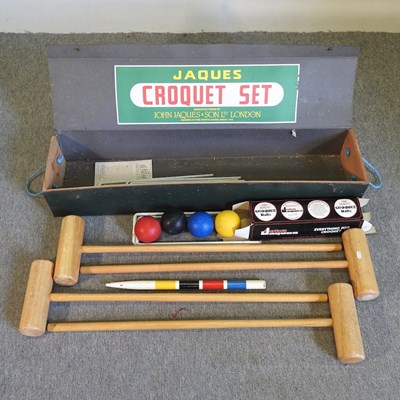 Lot 313 - A Jaques croquet set