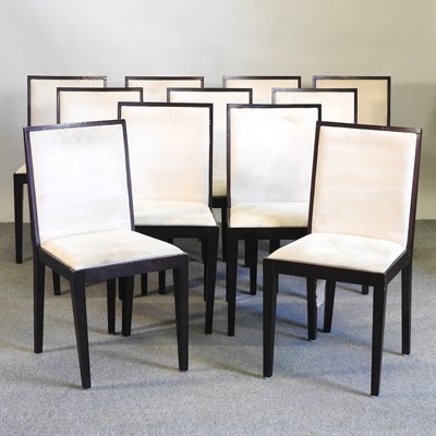 Lot 495 - A set of eleven dining chairs