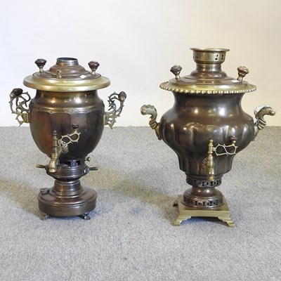 Lot 167 - Two samovars