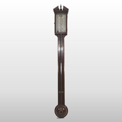 Lot 199 - A 19th century stick barometer