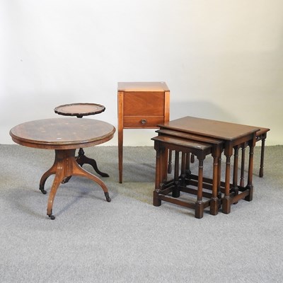 Lot 444 - Various occasional furniture