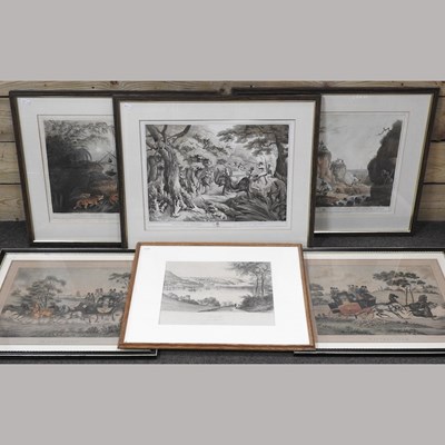 Lot 529 - Six engravings