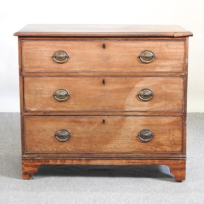 Lot 440 - A 19th century mahogany chest