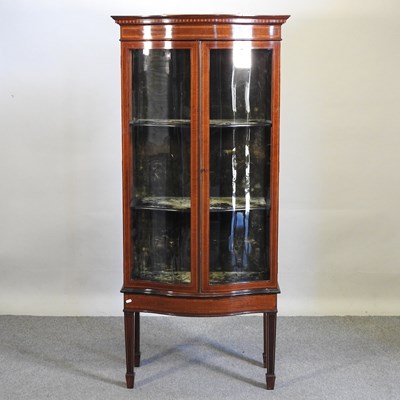 Lot 490 - An Edwardian display cabinet