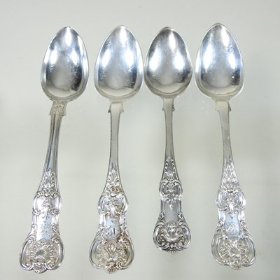 Lot 22 - Four silver teaspoons