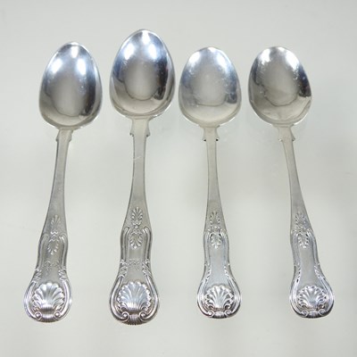 Lot 13 - Four silver teaspoons