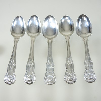 Lot 49 - Five silver teaspoons