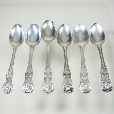 Lot 56 - Six silver teaspoons