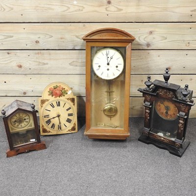 Lot 617 - Four various clocks