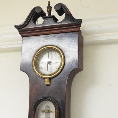 Lot 417 - A 19th century barometer