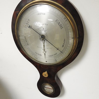 Lot 417 - A 19th century barometer